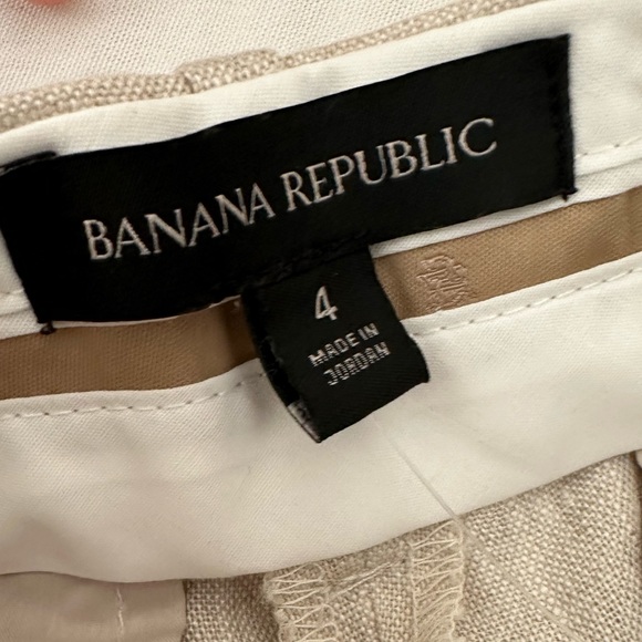 Banana Republic Palma Straight-Leg Linen Pant - Picture 3 of 6